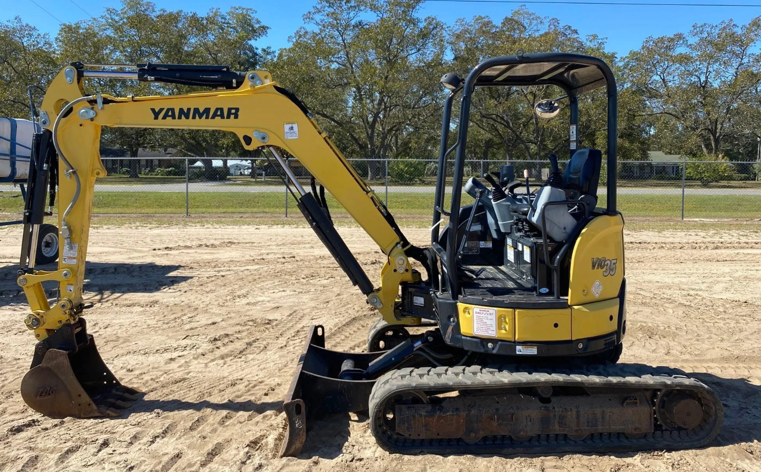 Yanmar VIO35 mini excavator